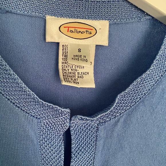 🌺Talbots🌺women with trim sweater size S - Picture 2 of 6